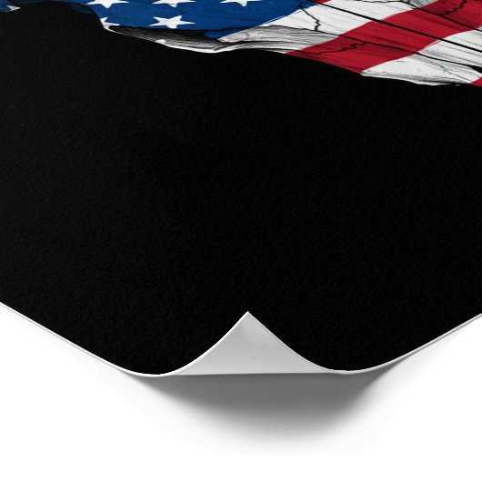 Sterren Stripes en Steers Poster (Hoek)