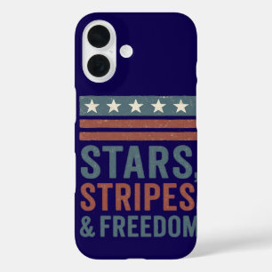 Sterren Stripes & Vrijheid iPhone Case Patriottisc