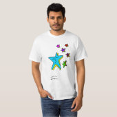 sterren t-shirt (Voorkant volledig)