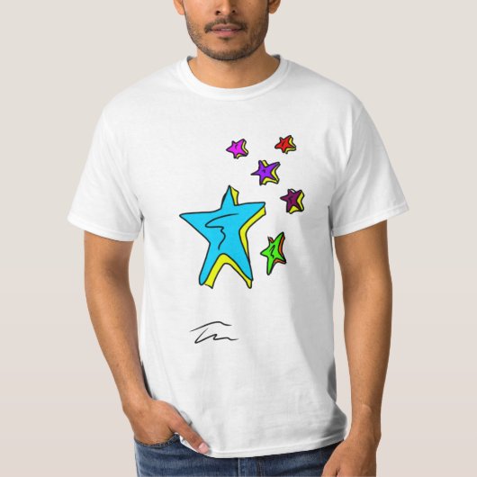 sterren t-shirt (Voorkant)