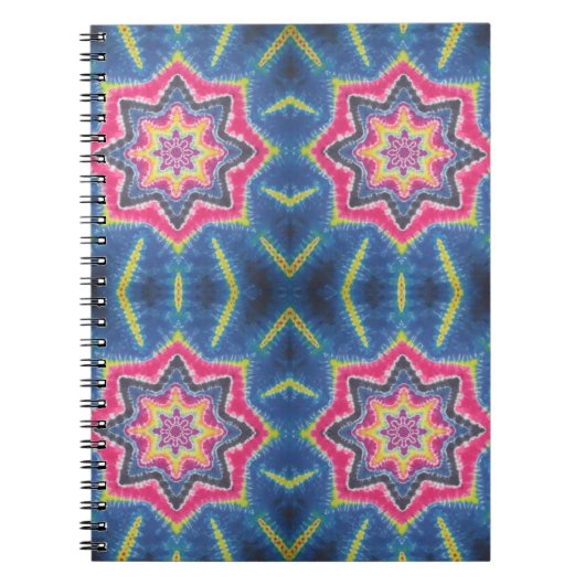 Sterren Tie Dye Notitieboek (Voorkant)