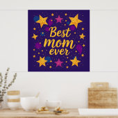 Sterren Trendy Luxe Cadeau Collectie Poster (Keuken)