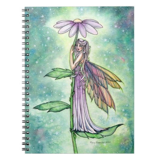 Sterren Tuin Aquarel Fee Notitieboek (Voorkant)