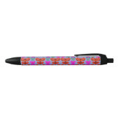 Sterren Tulpen Zwarte Inkt Pen (Bovenkant)