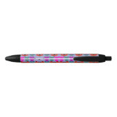 Sterren Tulpen Zwarte Inkt Pen (Achterkant)