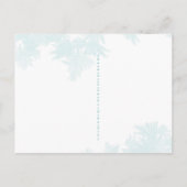 Sterren Turquoise Forest Boho Bruiloft Save the Da Aankondigingskaart (Achterkant)