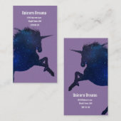  sterren Unicorn Visitekaartje (Voorkant / Achterkant)