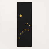 Sterren van Alaska Noir Vlag Yogamat (Achterkant)