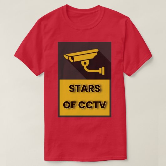 Sterren van CCTV T-shirt (Design voorkant)