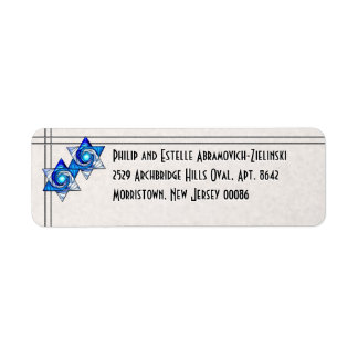 Sterren van David Champagne Etiket