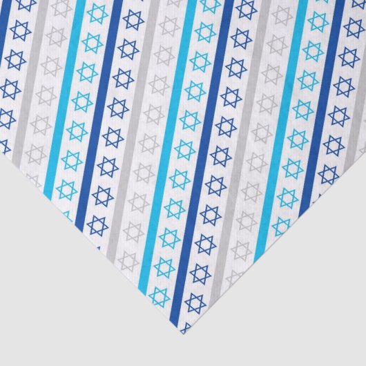Sterren van David voor Chanoeka Tissuepapier (Detail)