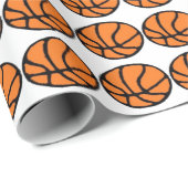 Sterren van de Basketbalspeler Cadeaupapier (Rol Hoek)