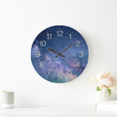 Sterren van de comos de blauwe paarse violette grote klok (Huis)