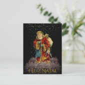 Sterren van de Kerstman van Kerstmis van Brazilië Feestdagenkaart (Staand voorkant)