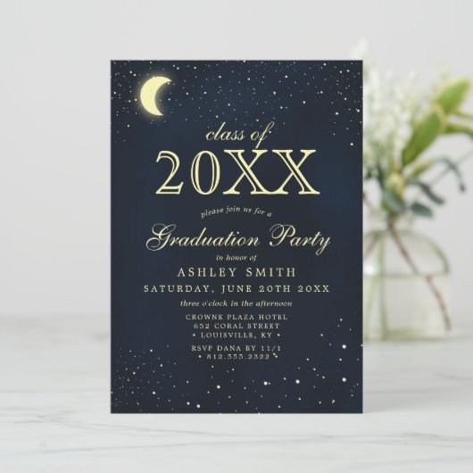 Sterren van de soort Afstuderen Kaart (Staand voorkant)