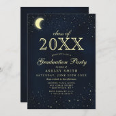 Sterren van de soort Afstuderen Kaart (Voorkant / Achterkant)