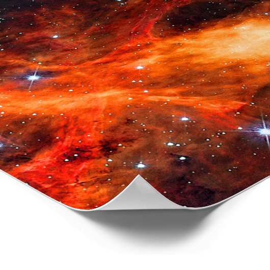 Sterren van de Tarantula Nebula Poster (Hoek)