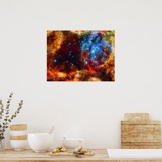 Sterren van de Tarantula Nebula Poster (Keuken)