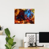 Sterren van de Tarantula Nebula Poster (Thuiskantoor)