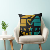 Sterren van goedkeuring - een modern perspectief kussen (Stoel)