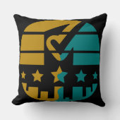 Sterren van goedkeuring - een modern perspectief kussen (Voorkant)