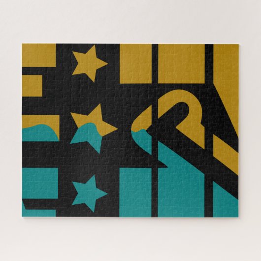 Sterren van goedkeuring - een modern perspectief legpuzzel (Horizontaal)