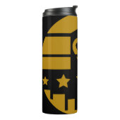 Sterren van goedkeuring - een modern perspectief thermosbeker (Gedraaid links)