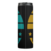 Sterren van goedkeuring - een modern perspectief thermosbeker (Achterkant)