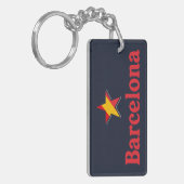 Sterren van Spanje – Barcelona Sleutelhanger (Voorkant Links)