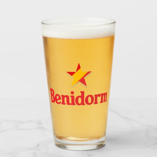 Sterren van Spanje – Benidorm Glas (Voorkant gevuld)