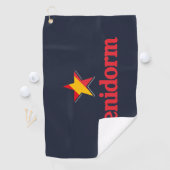 Sterren van Spanje – Benidorm Golfhanddoek (Insitu)