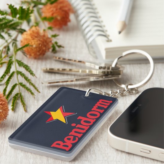 Sterren van Spanje – Benidorm Sleutelhanger (Voorkant Rechts)