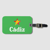 Sterren van Spanje - Cadiz Bagagelabel (Voorkant (horizontaal))