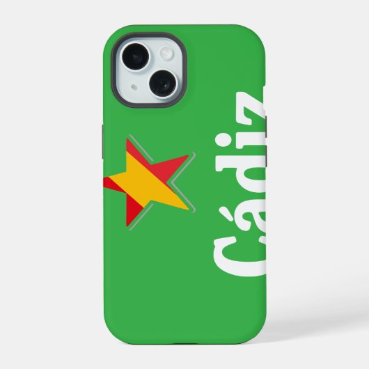 Sterren van Spanje - Cadiz iPhone 15 Case (Achterkant)