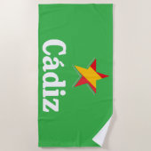 Sterren van Spanje - Cadiz Strandlaken (Voorkant)