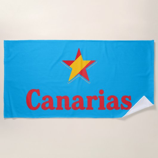 Sterren van Spanje – Canarias Strandlaken (Voorkant)