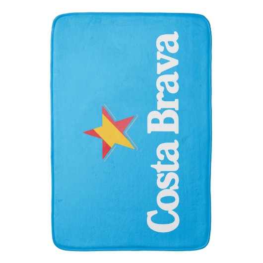 Sterren van Spanje - Costa Brava Badmat (Voorkant Verticaal)