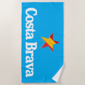 Sterren van Spanje - Costa Brava Strandlaken (Voorkant)