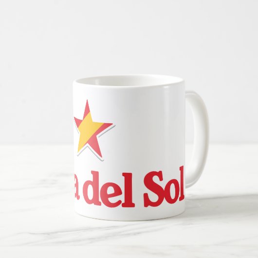 Sterren van Spanje – Costa del Sol Koffiemok (Voorkant rechts)