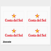 Sterren van Spanje – Costa del Sol Rechthoekige Sticker (Vel)