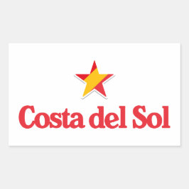 Sterren van Spanje – Costa del Sol Rechthoekige Sticker