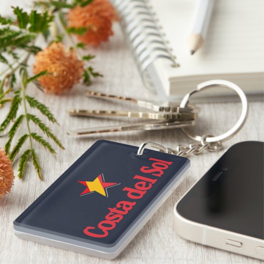 Sterren van Spanje – Costa del Sol Sleutelhanger (Voorkant Rechts)