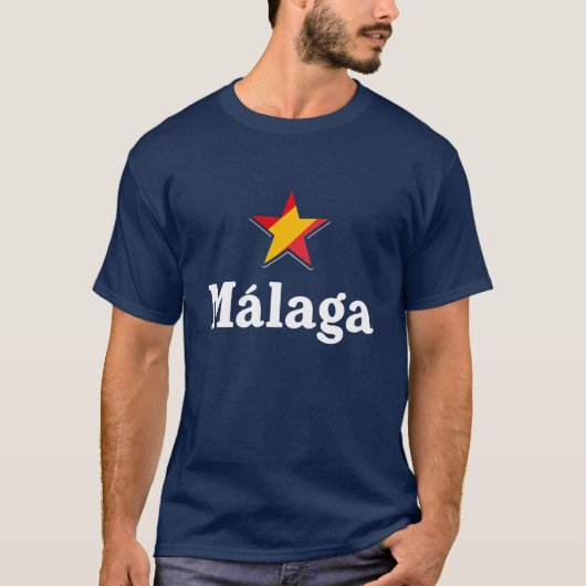 Sterren van Spanje - Malaga T-shirt (Voorkant)