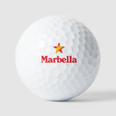 Sterren van Spanje – Marbella Golfballen (Voorkant)