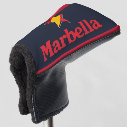 Sterren van Spanje – Marbella Golfheadcover (3/4 voorkant)