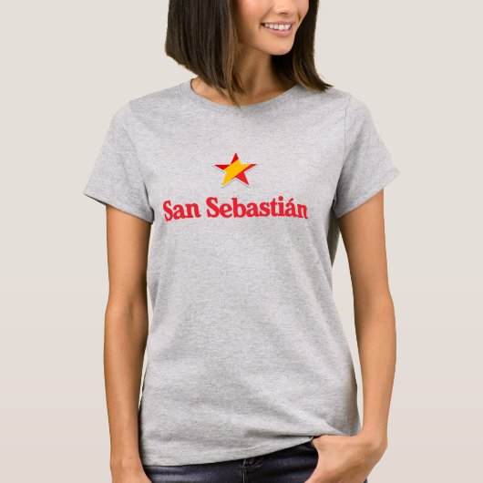Sterren van Spanje – San Sebastian T-shirt (Voorkant)