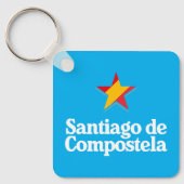 Sterren van Spanje – Santiago de Compostela Sleutelhanger (Voorkant)