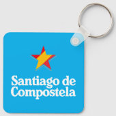 Sterren van Spanje – Santiago de Compostela Sleutelhanger (Achterkant)