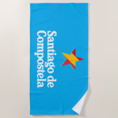 Sterren van Spanje – Santiago de Compostela Strandlaken (Voorkant)