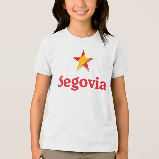 Sterren van Spanje – Segovia Tri-Blend Shirt (Voorkant)